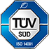 Logo TUV ISO 14001